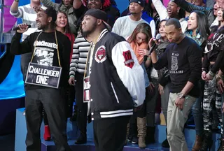 It's Over - Freestyle Friday Contestant Payne Da Squad Boy vs. Dolo Chillin at 106 &amp; Park, February 17, 2012. (Photo: John Ricard / BET)