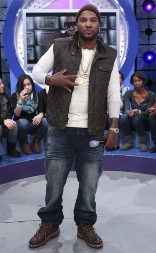 Get Live - Young Jeezy at 106 &amp; Park, February 17, 2012. (Photo: John Ricard / BET)