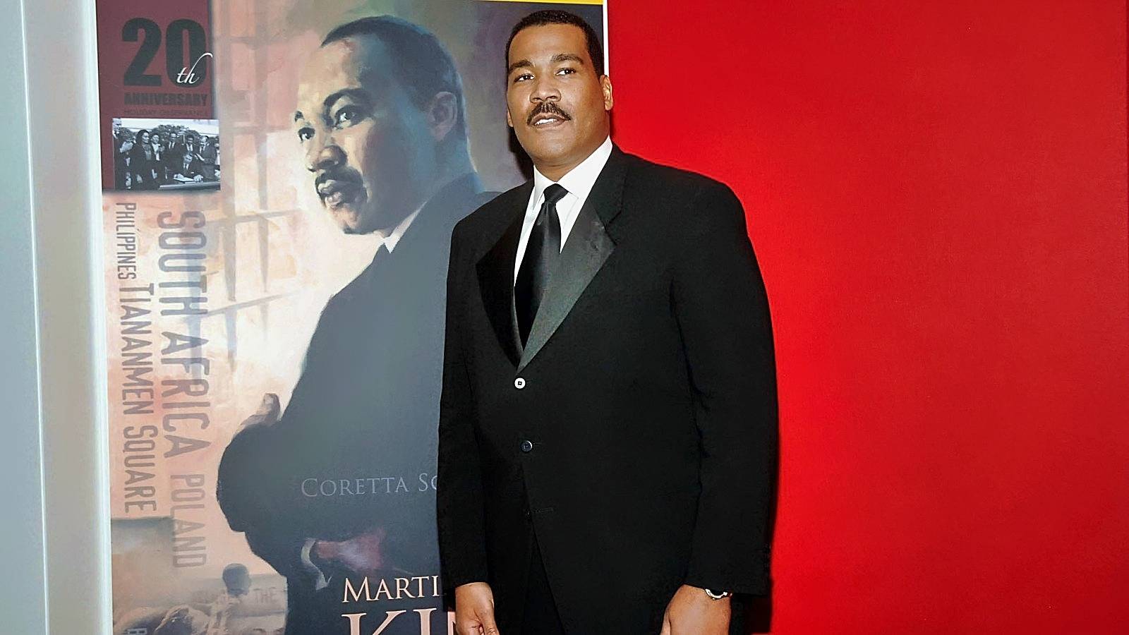 Dexter Scott King during Salute to Greatness Awards Dinner 20th Anniversary Holiday Observance at King Center in Atlanta, Georgia, United States. (Photo by Moses Robinson/WireImage)