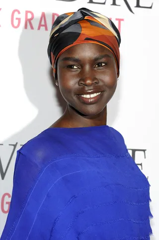 Alek Wek: April 16 - The Sudanese-British model celebrates her 34th birthday.(Photo credit: Fernando Leon/PictureGroup)