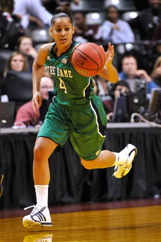 Skylar Diggins - Lil Wayne's basketball crush,&nbsp;Skylar Diggins, is up for Subway Sportswoman of the Year for her stellar play as guard for Notre Dame.  (Photo: Jamie Sabau/Getty Images)
