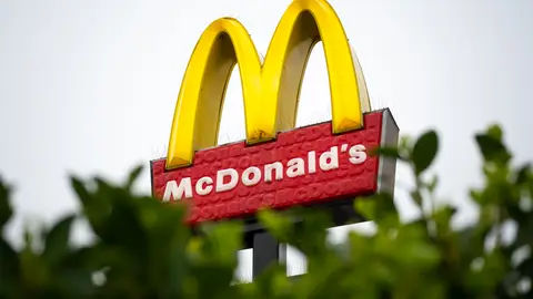 CARDIFF, UNITED KINGDOM - MARCH 18: A close-up of a Mcdonald's fast food restaurant sign on March 18, 2020 in Cardiff, United Kingdom. (Photo by Matthew Horwood/Getty Images)