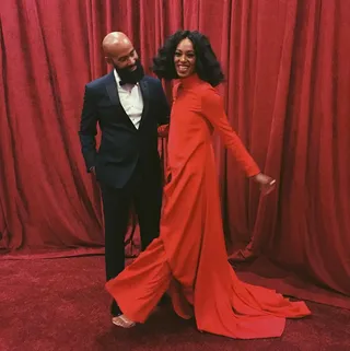 Solange Knowles @saintrecords&nbsp; - Date night for the Fergusons means attending the Oscars. We are always here for this stylish couple.(Photo: Solange via Instagram)