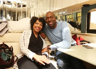 On the Road - Many celebrities joined the bus ride to Selma. John Salley's support was unwavering.(Photo: Johnny Nunez/BET)