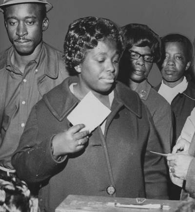 A Temporary Fix - In 1970, Congress extended Section 5 of the Voting Rights Act for five years and again in 1975 for seven more years. In 1982, lawmakers extended Section 5 for 25 years.&nbsp;(Photo: Afro American Newspapers/Gado/Getty Images)