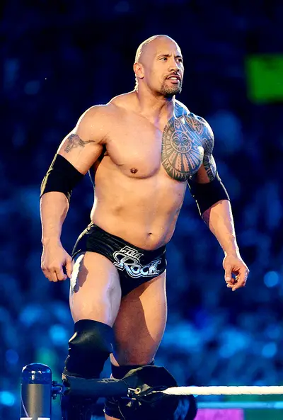 Dwayne 'The Rock' Johnson - They don't call him The Rock for nothing!&nbsp;(Photo: Ron Elkman/Sports Imagery/Getty Images)