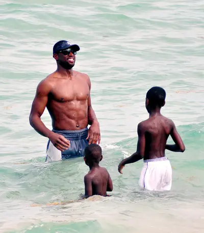 Dwyane Wade - Miami Heat baller Dwyane Wade works hard to keep his body in check!&nbsp;(Photo: Fred Montana / Splash News)