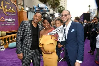 Tatyana Ali - From 'Fresh Prince of Bel-Air' to the Fresh Prince of Agrabah, Will Smith had support from his not-so-little anymore TV sister Tatyana Ali with her entire family at the premiere of Aladdin.&nbsp;The mother-of-one is expecting her second child with her husband, Vaughn Rasberry. (Photo: Kevin Winter/Getty Images)&nbsp;