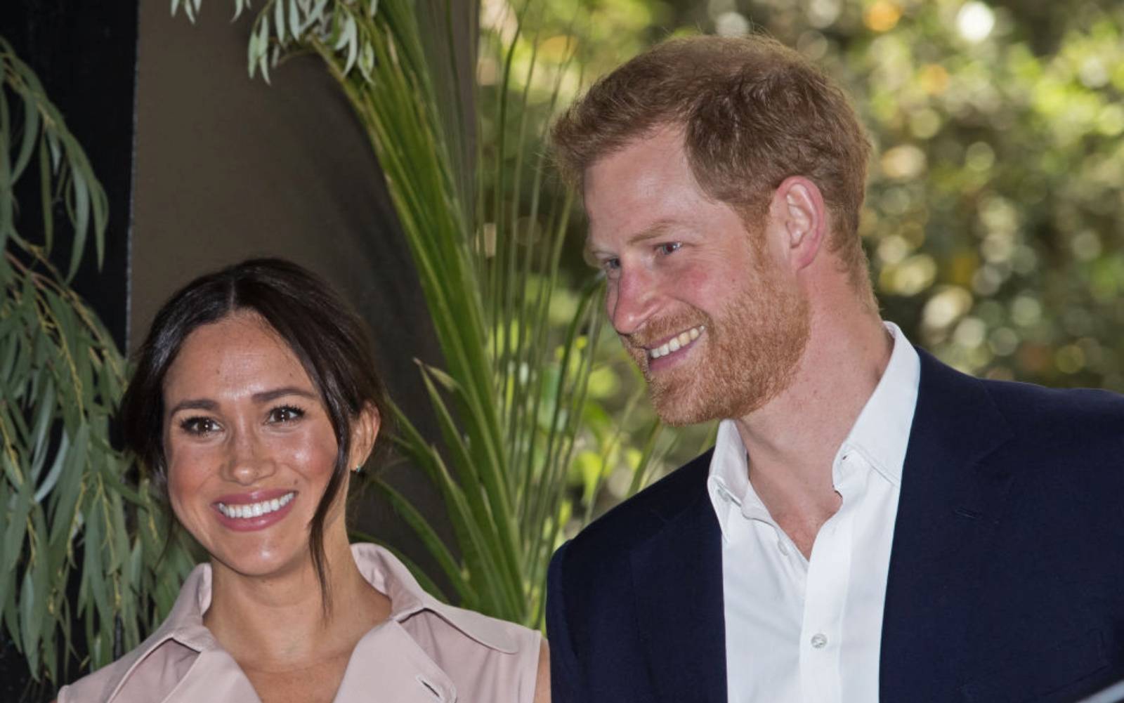 Image licensed to i-Images Picture Agency. 02/10/2019. Johannesburg, South Africa. Prince Harry and Meghan Markle, the Duke and Duchess of Sussex, at a business reception at the British High Commissioner’s Residence in  Johannesburg, South Africa, on the final day of their Royal Tour.  Picture by Stephen Lock / i-Images