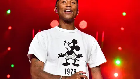 NEW ORLEANS, LOUISIANA - JULY 07:   Pharrell Williams performs in concert during 2019 ESSENCE Festival at Louisiana Superdome on July 07, 2019 in New Orleans, Louisiana. (Photo by Paras Griffin/Getty Images,)