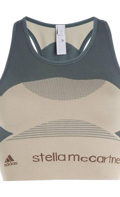 Adidas by Stella McCartney Yoga Essentials Sports Bra ($80) - Designer divas, we've got your back. This skintight Stella McCartney sports bra offers a slim fit and effortless movement.  (Photo: Adidas / Stella McCartney)