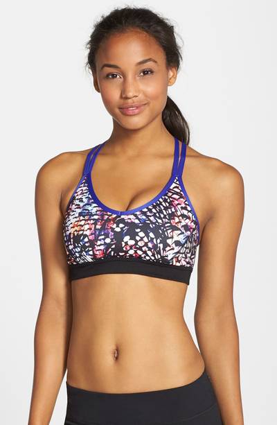 Zella 'Tranquility' Sports Bra ($32) - The right yoga wardrobe pieces can help you take inner peace and serenity to the next level. Check out these 10 items guaranteed to keep you looking and feeling good. By Patrice Peck  Bikram yoga lovers will stay cool and comfortable in this fun patterned sports bra. The breathable sheer-and-mesh back panel is ideal for hot environments.  (Photo: Zella)