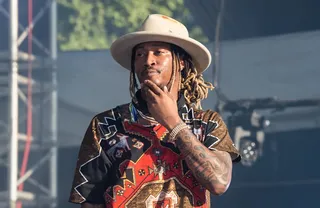 Future - "Commas" - The Future Hive will surely get the buzz going to vote for its hero's hit song, yeahhh! (Photo: Splash News)&nbsp;