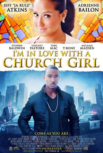 Boy Meets Girl - Adrienne and Israel met while working on the&nbsp;2013&nbsp;straight-to-DVD&nbsp;movie I'm in Love With a Church Girl. He worked on the music for the faith-based film while she handled the acting with&nbsp;Ja Rule.(Photo: Reverence Gospel Media)