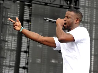 Jay Rock&nbsp; - While we patiently await his debut album, we'll get to see the Watts native get on stage as one-third of hip hop super group Black Hippy. &nbsp;(Photo: Kevin Winter/Getty Images for Coachella)