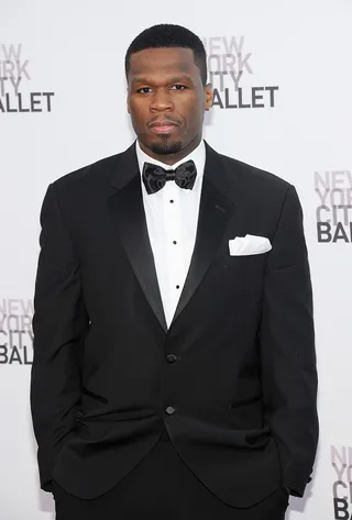 Cultured - 50 Cent looks good in a tux as he arrives to the New York City Ballet 2013 Fall Gala at David H. Koch Theater at Lincoln Center. (Photo: Jamie McCarthy/Getty Images)