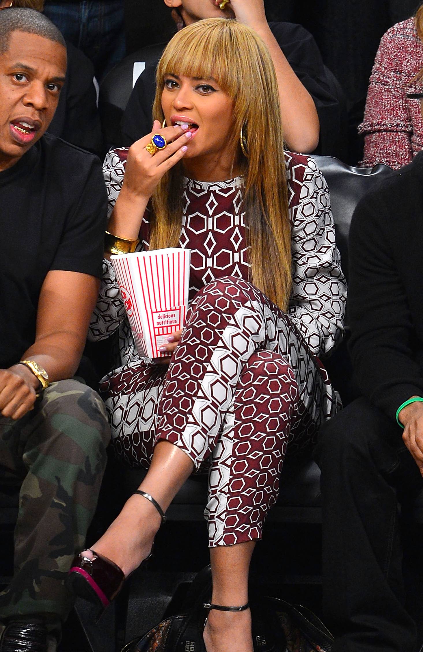 When She Eats - - Image 11 from Every Time We Realized Beyonce Was ...