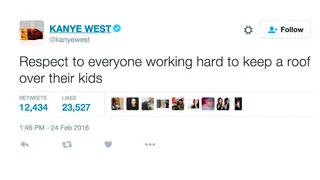 He's going somewhere with this... - (Photo: Kanye West via Twitter)