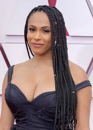 Nicolette Robinson - We love how Nicolette Robinson stunned in knotless box braids. What a vision! (Photo by Chris Pizzelo-Pool/Getty Images)