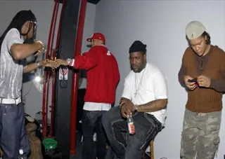 Behind The Scenes - Redman getting his last laugh in before the shoot begins. &lt;br&gt;&lt;br&gt; All photos by Tracy Ketcher