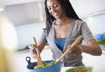 Healthy Diet  - Cultivating a balanced diet helps build strong cells and healthy breast tissue and plays a vital role in maintaining breasts perkiness. &nbsp; (Photo: Tim Pannell/Corbis)