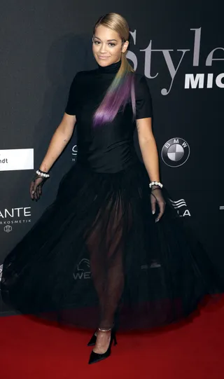 Stylephile - Rita Ora&nbsp;gives a twirl on the red carpet of Michalsky StyleNite during Mercedes-Benz Fashion Week Spring/Summer 2015 at Tempodrom in Berlin.&nbsp;(Photo: Sebastian Gabsch/Future Image/WENN.com)