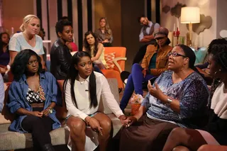 Keke's Mother Tears Up as She Explains How Keke Was Bullied When She Was Younger - (Photo: Patrick Wymore/BET)