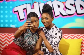 When Brandy Came Through They Kicked It Like Old Times - &nbsp;(Photo: Patrick Wymore/BET Networks)