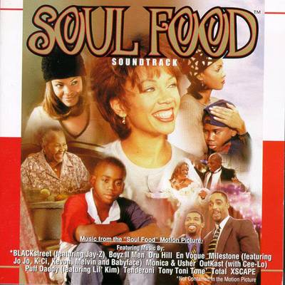 Soul Food - This double platinum-selling 1997 soundtrack featured a slew of R&amp;B hits like Boyz II Men's &quot;A Song for Mama,&quot; Milestone's &quot;I Care About You&quot; and Monica and Usher's collaborative hit &quot;Slow Jam.&quot; Dru Hill, OutKast and Cee-Lo also added some spice to the Billboard topper.&nbsp;(Photo: LaFace Records)