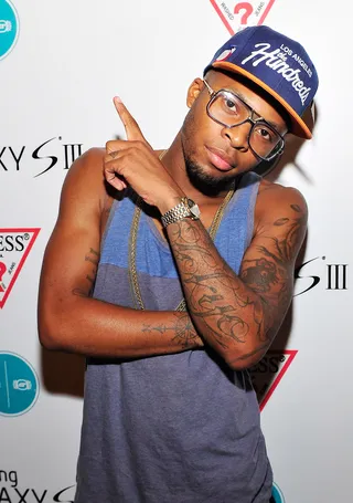 Donnis - The rap prodigy perfected his flow while stationed in Tokyo as a member of the Air Force, where he recorded music and performed on base. He credits his time in Japan with influencing his sound, saying that he still looks east to "find out what's next."(Photo: Timothy Hiatt/Getty Images Samsung Galaxy S III)