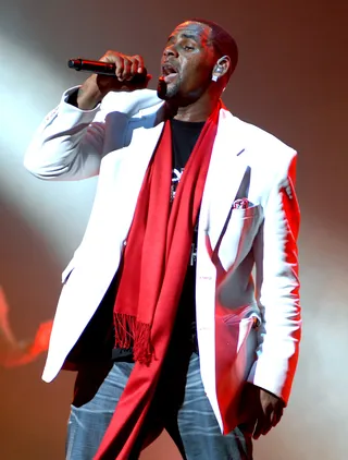 Going West —&nbsp;September 1, 2012 - The Japanese branch of retail chain HMV reveals Kanye West's Cruel Summer track list. And Kelly is featured alongside West on the opening song entitled "To The World".  &nbsp;(Photo: Michael N. Todaro/Getty Images)