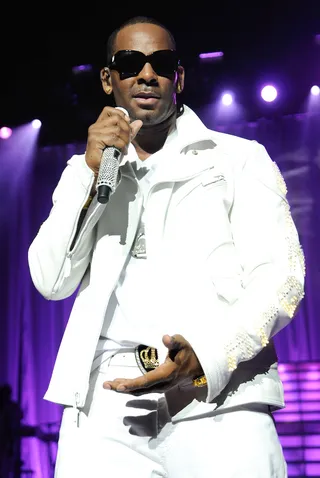 R. Kelly: Road to the BET Awards 2013  - R. Kelly continued his 20 year winning streak with the release of his 2012 LP&nbsp;Write Me Back. &nbsp;And, as usual, R&amp;B's big R stayed prolific, penning a tome, expanding his beloved hip hopera and rocking crowds nation-wide. &nbsp;As one of the most important figures of R&amp;B within the last 25 years, here's a look back at some of Kells's career highlights he's achieved while heading into the comig BET Awards.  &nbsp;(Photo: Stephen J. Cohen/Getty Images)