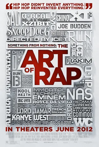 Something From Nothing: The Art of Rap - This eye-opening documentary traces how hip hop artists create their music from verses to final&nbsp;product. It's up for Best Film.&nbsp;(Photo: Indomina)