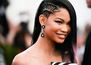 Chanel Iman - It doesn’t get more punk than this dip-dyed cornrow ‘do that supermodel Chanel Iman rocked to the 2013 MET Gala.   (Photo: Andrew H. Walker/Getty Images for People.com)