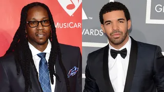Drake and 2 Chainz - Word! Drake has been ruling the airwaves and as our first Best Collaboration nominee along with 2 Chainz, there's no wonder why the two are also being considered for the Video of the Year award. No Lie! (Photos from left: Jason Kempin/Getty Images, Jason Merritt/Getty Images)
