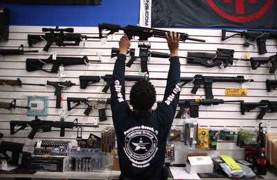 On Gun Control - &quot;I am a fierce defender of the Second Amendment, however there should be some serious measures in place to make sure people carrying guns are fit to do so,&quot; Fritsch said.  (Photo: Joe Raedle/Getty Images)