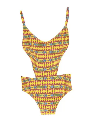 Beach Riot Monokini - Dive into the deep end with this eye-catching monokini. The side cutouts let you show a little skin while maintaining the slimming effects of a traditional one-piece.  (Photo: Courtesy Karma Loop)