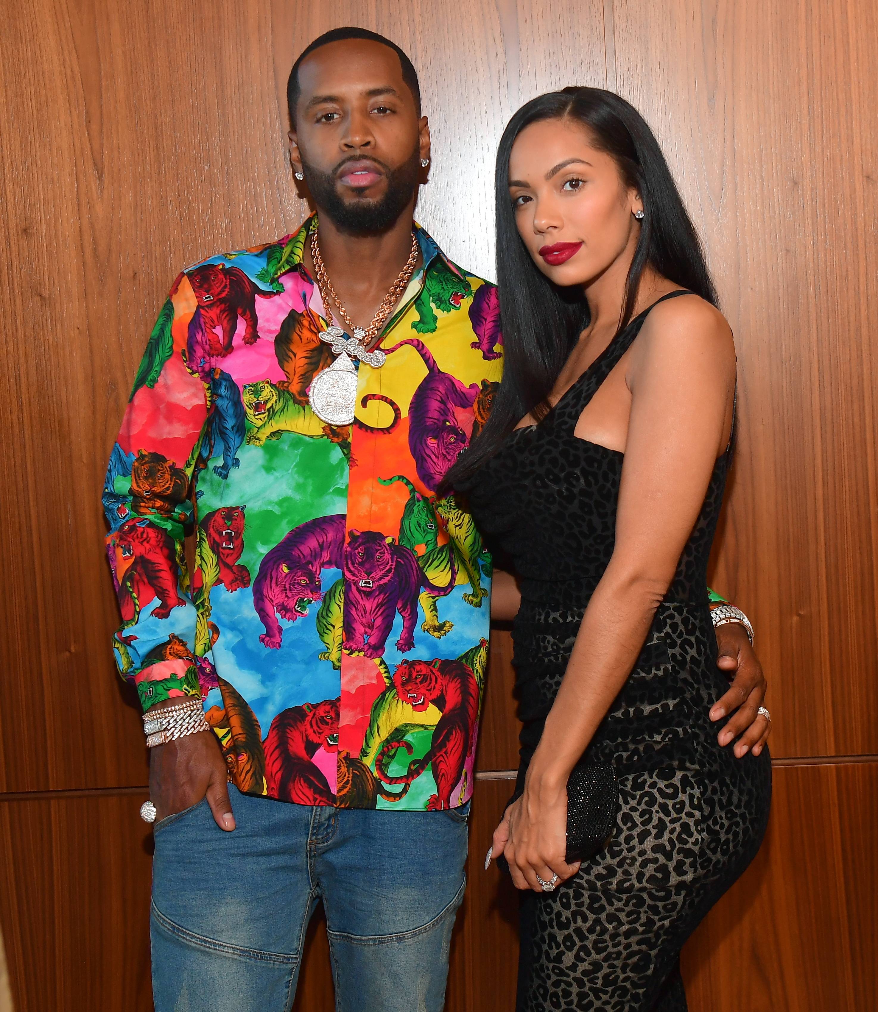 SANDY SPRINGS, GEORGIA - AUGUST 29: Safaree Samuels and Erica Mena attend The 2019 BMI R&B/Hip-Hop Awards at Sandy Springs Performing Arts Center on August 29, 2019 in Sandy Springs, Georgia(Photo by Prince Williams/Wireimage)