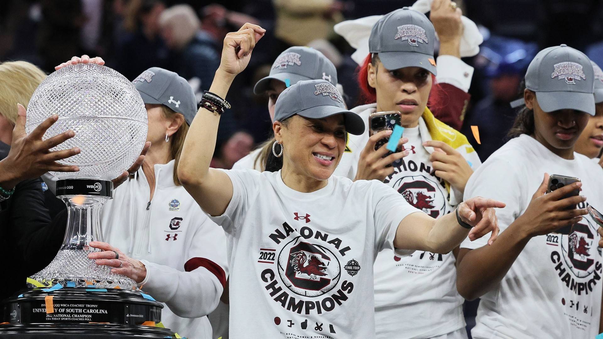 Dawn Staley Makes History As The First Black Woman To Win Two NCAA Women's  Basketball Titles As Head Coach - (Video Clip) | BET Naacp Image Awards