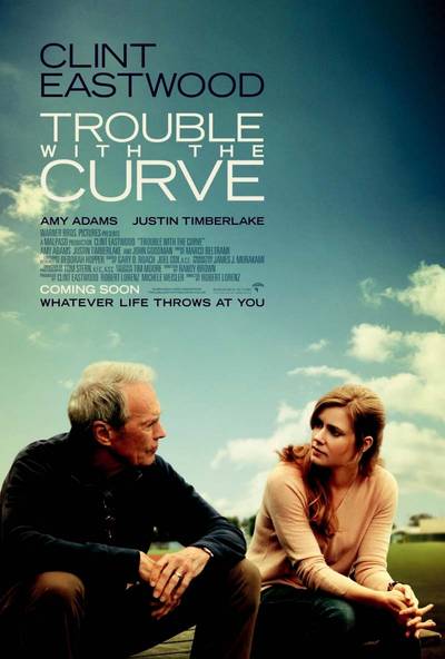 Trouble With the Curve:&nbsp;&nbsp;September 21 - This Clint Eastwood starring film&nbsp;should help audiences forget his embarrassing empty chair faux President Obama conversation. The octogenarian stars as an aging and ailing baseball scout, who enlists his daughter (Amy Adams) for one more recruiting trip. Justin Timberlake stars as her love interest.(Photo: Malpaso Productions)&nbsp;&nbsp;