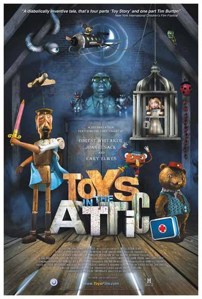 Toys in the Attic:&nbsp;&nbsp;September 7 - &nbsp;&nbsp;&nbsp;Forest Whitaker softens his image and voices the teddy bear in this stop-motion fantasy animated children's feature film, which is the story of abandoned toys that come to life around people.(Photo: Universal Production Partners)