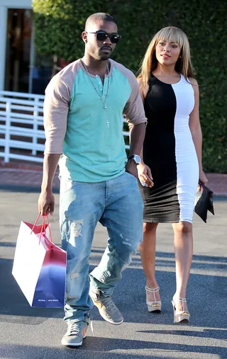 Shopping Spree - Ray J is spotted leaving Fred Segal in West Hollywood with Teairra Mari after doing a bit of shopping.&nbsp;(Photo: WENN.com)