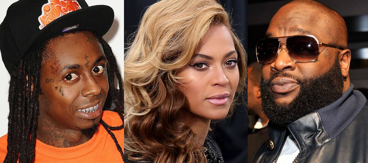 Lil Wayne, Beyonce, Rick Ross