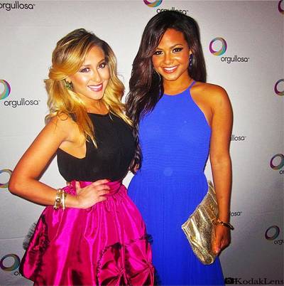 Adrienne Bailon @adrienne_bailon - Adrienne Bailon and Christina Milian look fashion forward on the red carpet of P&amp;G's Orgullosa &quot;Skirts Only&quot; Fashion Show in NYC.&nbsp;(Photo: Instagram via Adrienne Bailon)