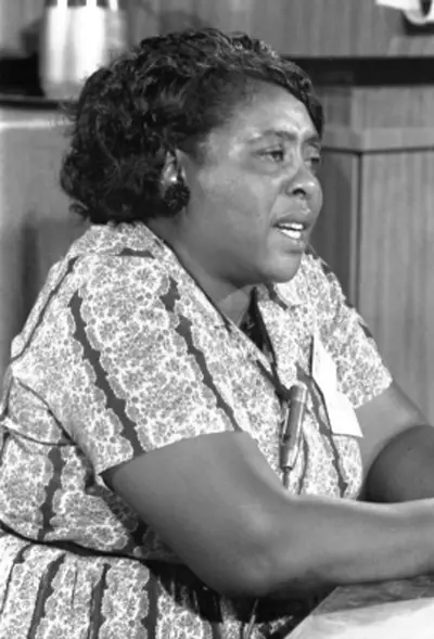 Fannie Lou Hamer - Fannie Lou Hamer was a sharecropper who co-founded the Mississippi Freedom Democratic Party, an alternative to the state's Democratic Party. She was beaten and jailed in 1962 for trying to register to vote. Two years later, Hamer delivered a speech at the Democratic National Convention.  (Photo: Courtesy of Library of Congress)