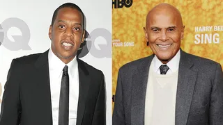 Belafonte vs. Jay Z - Harry Belafonte&nbsp;is feuding with Jay Z over the lack of political participation by entertainers like the hip hop mogul&nbsp; and his wife, Beyoncé. &quot;You’re this civil rights activist and you just big’d up the white guy against me in the white media,&quot; Jay Z responded.&nbsp;   (Photos from left: Frazer Harrison/Getty Images, Dimitrios Kambouris/Getty Images)
