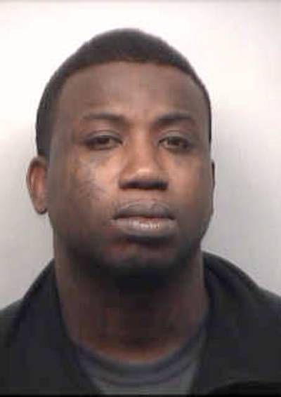 Gucci Mane - Gucci Mane has a lengthy mugshot history, with his charges ranging from assault with a deadly weapon to aggravated assault.&nbsp;(Photo: Splash News)