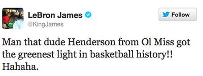 LeBron James (@KingJames) - (Photo: Twitter via KingJames)