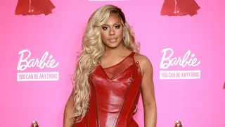  Laverne Cox attends her 50th birthday celebration at Magic Hour at The Moxy Hotel Rooftop on May 26, 2022 in New York City. 