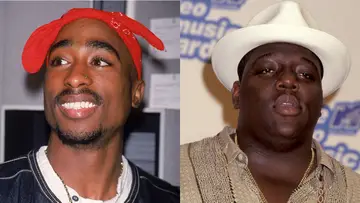 Biggie and Tupac on BET Buzz 2020.